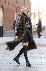 OLIVIA PALERMO Out and About in New York 02/06/2022