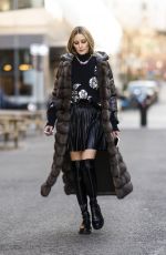OLIVIA PALERMO Out and About in New York 02/06/2022