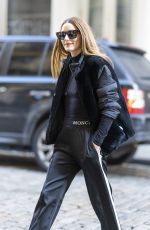 OLIVIA PALERMO Out and About in New York 02/10/2022