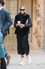 OLIVIA PALERMO Out for Coffee in New York 02/11/2022