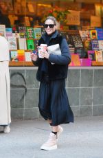 OLIVIA PALERMO Out for Coffee in New York 02/11/2022