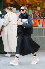OLIVIA PALERMO Out for Coffee in New York 02/11/2022