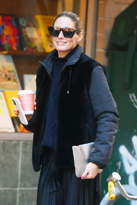 OLIVIA PALERMO Out for Coffee in New York 02/11/2022