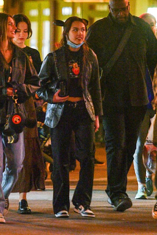 OLIVIA RODRIGO Out in Disneyland 02/17/2022