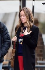 OLIVIA WILDE Out for Lunch with a Friend in London 02/14/2022