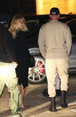 PAMELA ANDERSON Out for Dinner with Her Husband Dan Hayhurst and Son Brandon Thomas Lee at Nobu in Malibu 02/15/2022