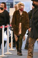 PARIS JACKSON at JFK Airport in New York 02/03/2022