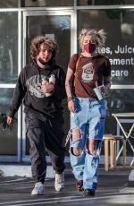 PARIS JACKSON at Moon Juice in Los Angeles 02/22/2022