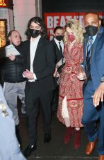 PARIS JACKSON Leaves MJ The Michael Jackson Musical on Broadway in New York 02/01/2022