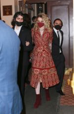 PARIS JACKSON Leaves MJ The Michael Jackson Musical on Broadway in New York 02/01/2022