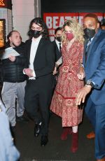 PARIS JACKSON Leaves MJ The Michael Jackson Musical on Broadway in New York 02/01/2022