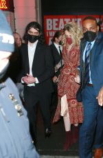 PARIS JACKSON Leaves MJ The Michael Jackson Musical on Broadway in New York 02/01/2022