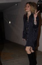 PARIS JACKSON Night Out with a Mystery Guy in West Hollywood 02/13/2022