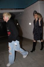 PARIS JACKSON Night Out with a Mystery Guy in West Hollywood 02/13/2022