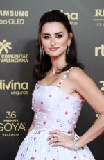 PENELOPE CRUZ at Goya Cinema Awards 2022 in Valencia 02/12/2022