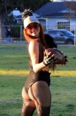 PHOEBE PRICE Out at a Park in Los Angeles 02/11/2022