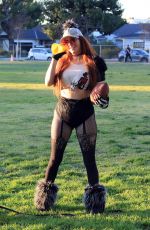 PHOEBE PRICE Out at a Park in Los Angeles 02/11/2022