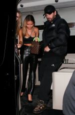 PIA MIA PEREZ Arrives at a House Party in Los Angeles 02/27/2022