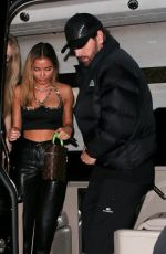 PIA MIA PEREZ Arrives at a House Party in Los Angeles 02/27/2022
