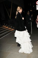 POPPY DELEVINGNE Arrives at Perfect Magazine London Fashion Week Party 02/21/2022