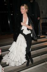 POPPY DELEVINGNE Arrives at Perfect Magazine London Fashion Week Party 02/21/2022