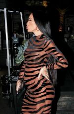 Pregnant BRE TIESI Night Out in West Hollywood 02/03/2022