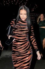 Pregnant BRE TIESI Night Out in West Hollywood 02/03/2022