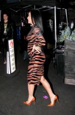Pregnant BRE TIESI Night Out in West Hollywood 02/03/2022