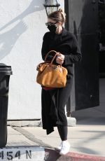 Pregnant KATHERINE SCHWARZENEGGER Leaves a Salon in Beverly Hills 02/01/2022