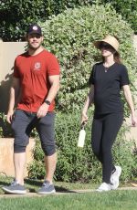 Pregnant KATHERINE SCHWARZENEGGER Out in Santa Monica 02/11/2022