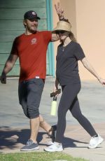 Pregnant KATHERINE SCHWARZENEGGER Out in Santa Monica 02/11/2022