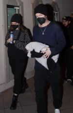Pregnant LAUREN PARSEKIAN Leaves a Concert at Shrine Auditorium in Los Angeles 02/03/2022