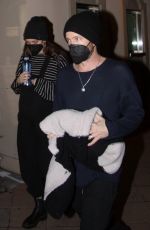 Pregnant LAUREN PARSEKIAN Leaves a Concert at Shrine Auditorium in Los Angeles 02/03/2022