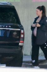 Pregnant LAUREN PARSEKIAN Out in Los Angeles 02/03/2022
