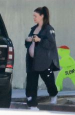 Pregnant LAUREN PARSEKIAN Out in Los Angeles 02/03/2022
