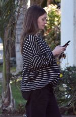Pregnant LAUREN PARSEKIAN Out in Los Feliz 02/09/2022