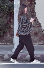 Pregnant LAUREN PARSEKIAN Out in Los Feliz 02/09/2022