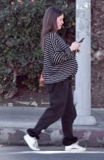Pregnant LAUREN PARSEKIAN Out in Los Feliz 02/09/2022