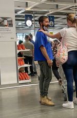 Pregnant MIA GOTH and Shia Labeouf at IKEA Store in Burbank 02/19/2022