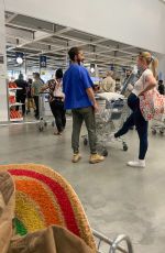Pregnant MIA GOTH and Shia Labeouf at IKEA Store in Burbank 02/19/2022