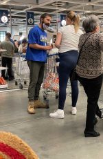 Pregnant MIA GOTH and Shia Labeouf at IKEA Store in Burbank 02/19/2022