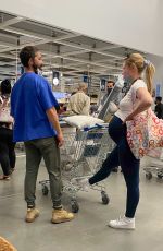 Pregnant MIA GOTH and Shia Labeouf at IKEA Store in Burbank 02/19/2022