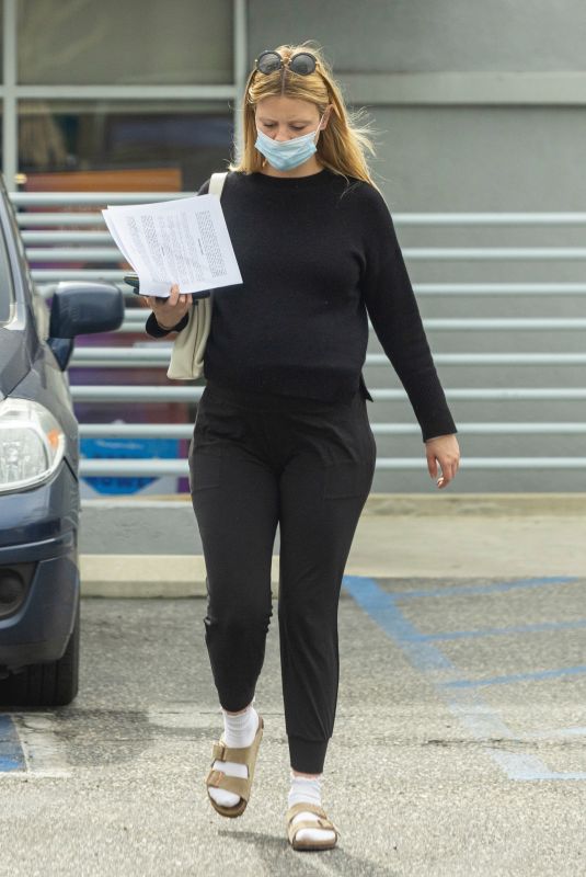 Pregnant MIA GOTH Visits Doctor in Los Angeles 02/03/2022