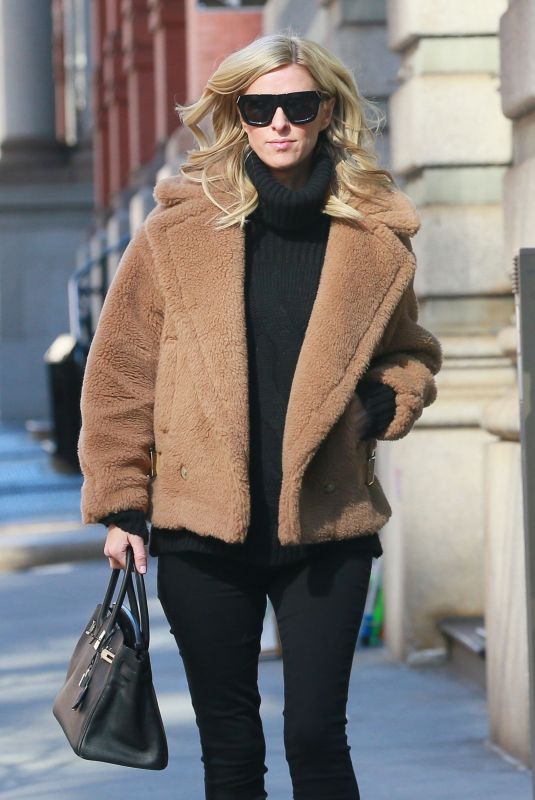 Pregnant NICKY HILTON Out and About in New York 02/11/2022