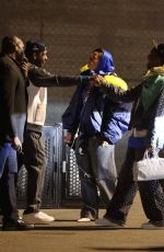 Pregnant RIHANNA and ASAP Rocky at Super Bowl at SoFi Stadium in Inglewood 02/13/2022