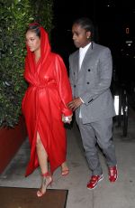 Pregnant RIHANNA and Asap Rocky Out for Dinner at Giorgio Baldi in Santa Monica 02/12/2022