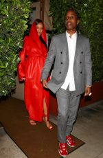 Pregnant RIHANNA and Asap Rocky Out for Dinner at Giorgio Baldi in Santa Monica 02/12/2022