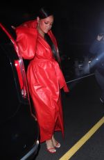 Pregnant RIHANNA and Asap Rocky Out for Dinner at Giorgio Baldi in Santa Monica 02/12/2022