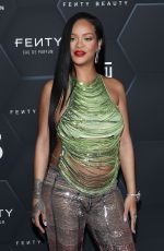 Pregnant RIHANNA at Fenty Beauty & Fenty Skin Celebration at Goya Studios in Hollywood 02/11/2022
