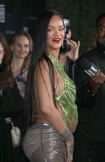 Pregnant RIHANNA at Fenty Beauty & Fenty Skin Celebration at Goya Studios in Hollywood 02/11/2022